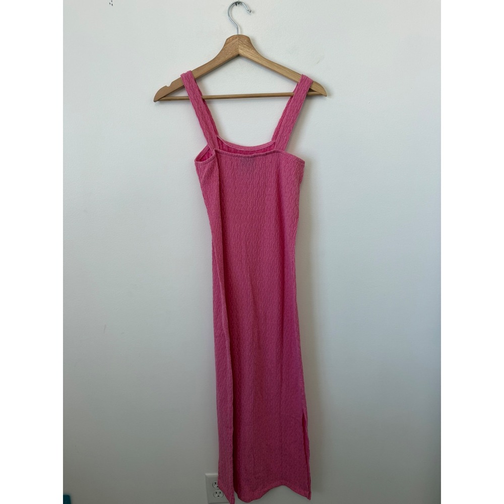 Boutique Pink Textured Maxi Dress – Sleeveless – Women's XL – New - Picture 3 of 3